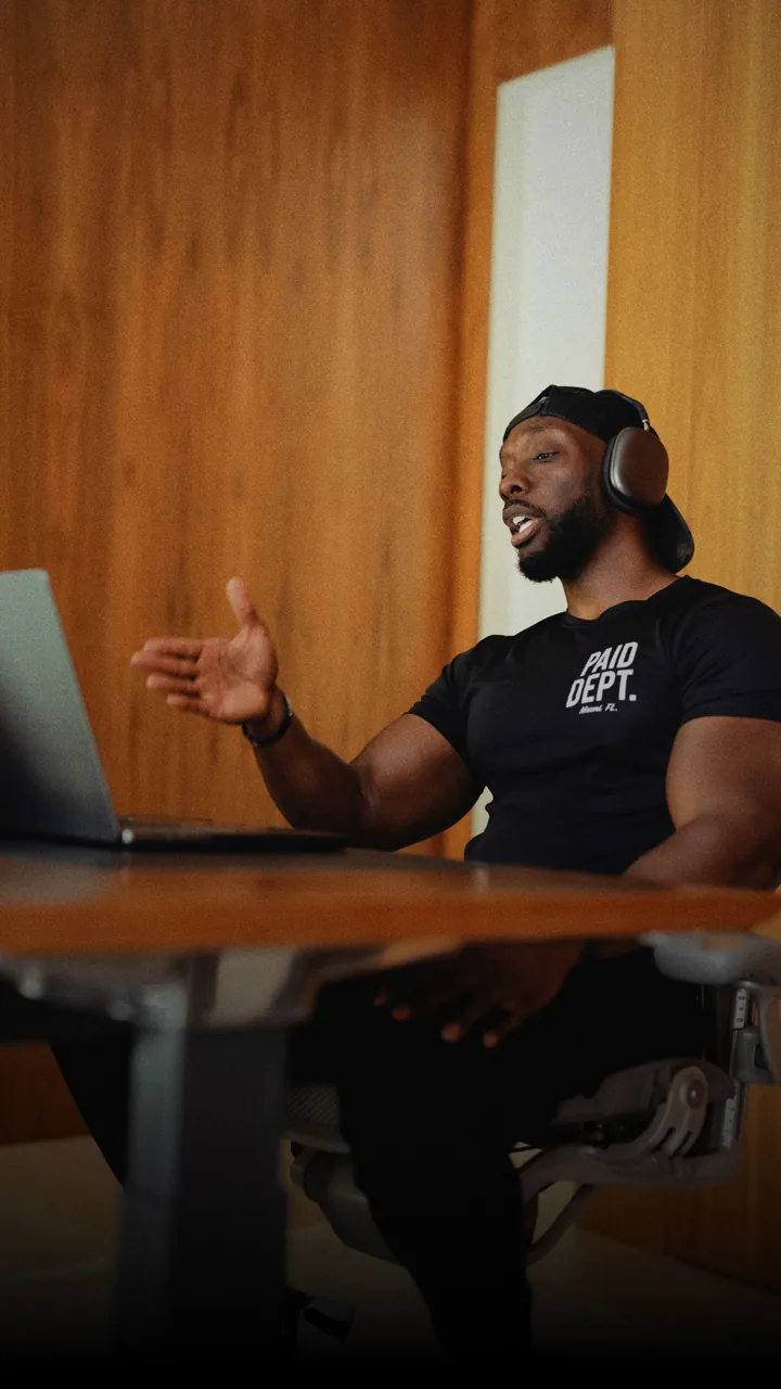 Ronald Wayne, founder of Paid Dept., on a coaching call